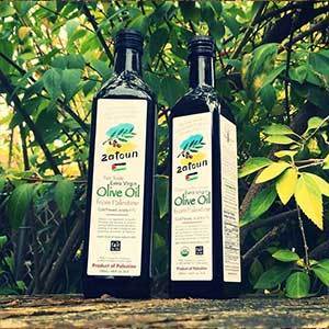 Three bottles of Beit Zatoun Olive Oil